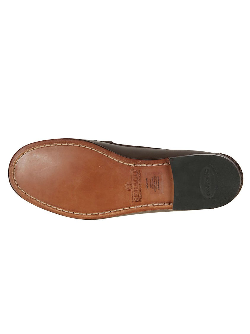 Sebago Danielle Moccasin Brown Calf Leather Loafers