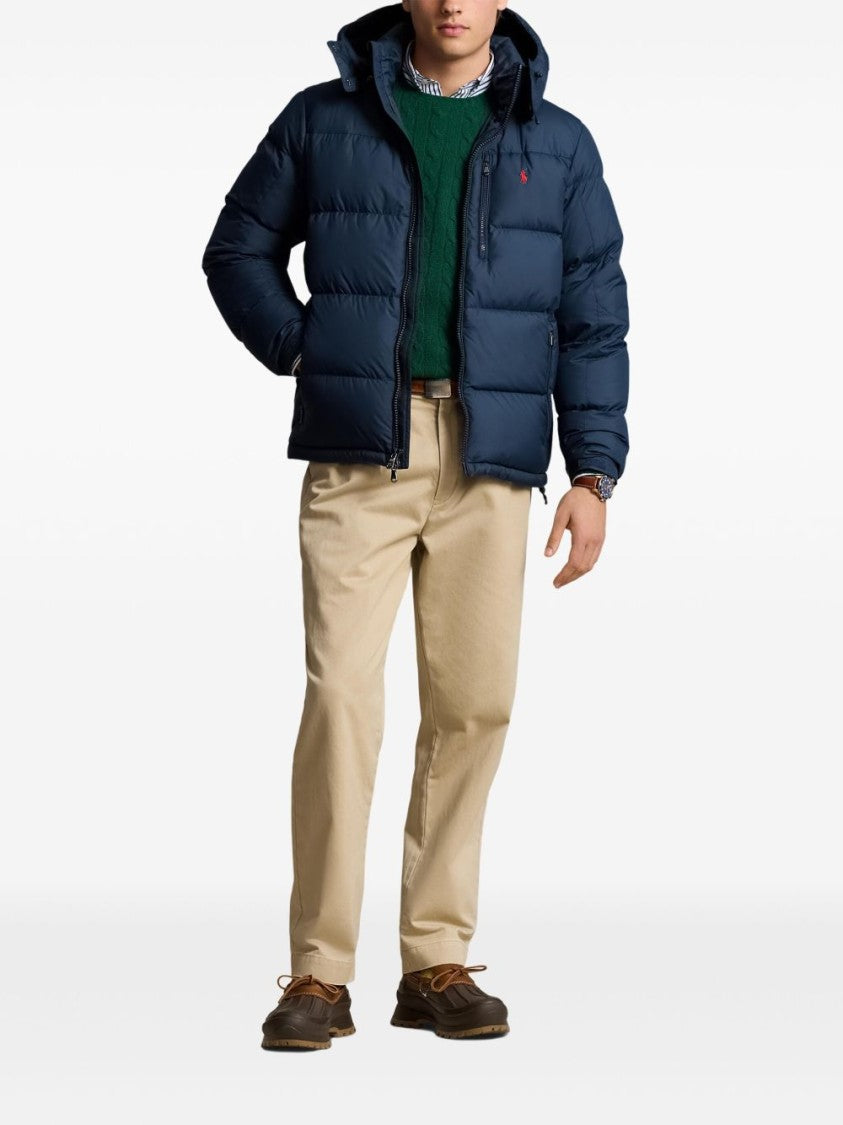 Polo Ralph Lauren Hooded Down Jacket In Water-Repellent Ripstop Fabric