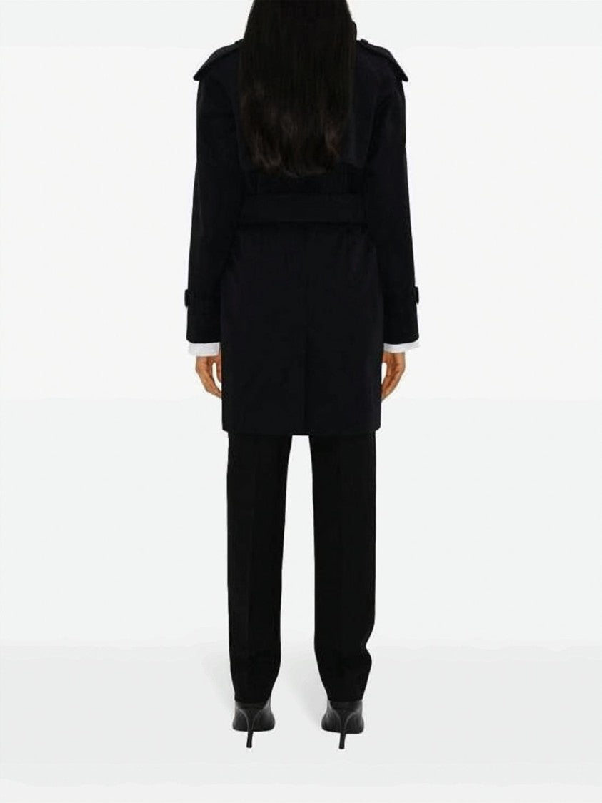 Burberry Classic Trench Coat With Distinctive Plaid Lining