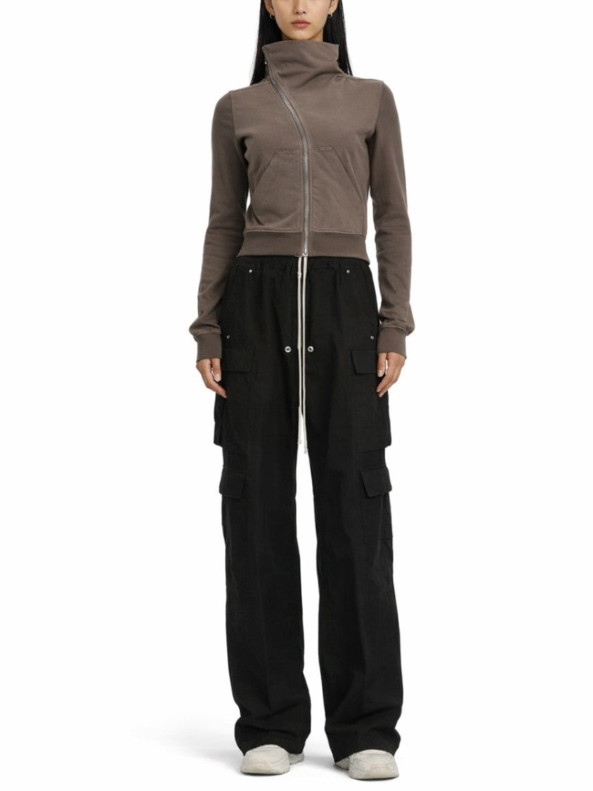 Drkshdw By Rick Owens Brown Mountain Sweat Cotton Sweatshirt