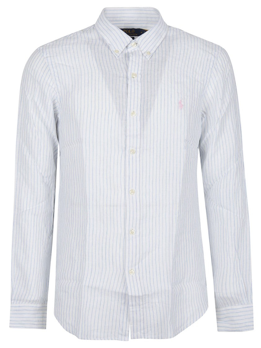 Polo Ralph Lauren Striped Long-Sleeve Linen Shirt