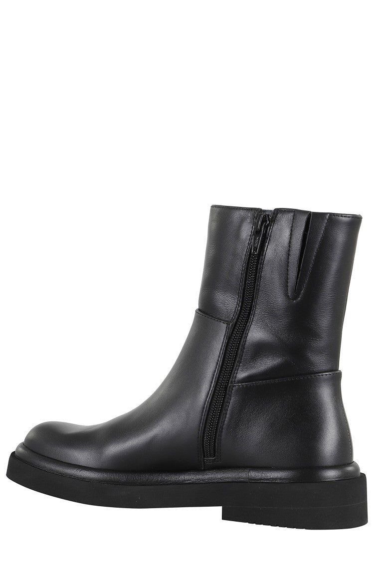 Paloma Barceló Carla Black Leather Ankle Boots