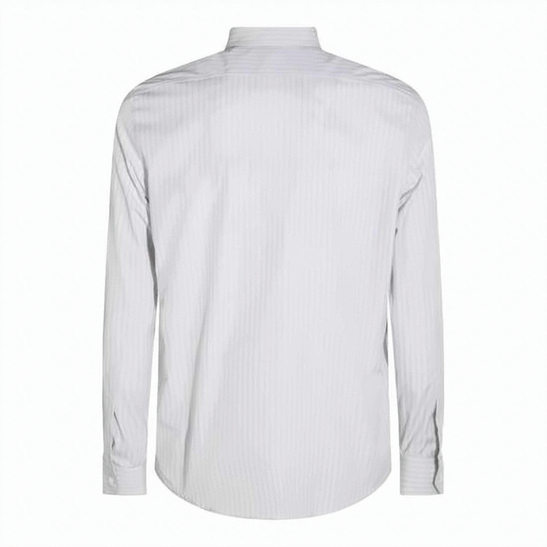 Celine Long-Sleeve Button-Down Shirt With Vertical Pinstripe And Embroidered Logo