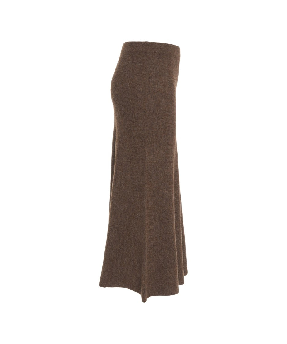 Kaos Trapeze Midi Skirt