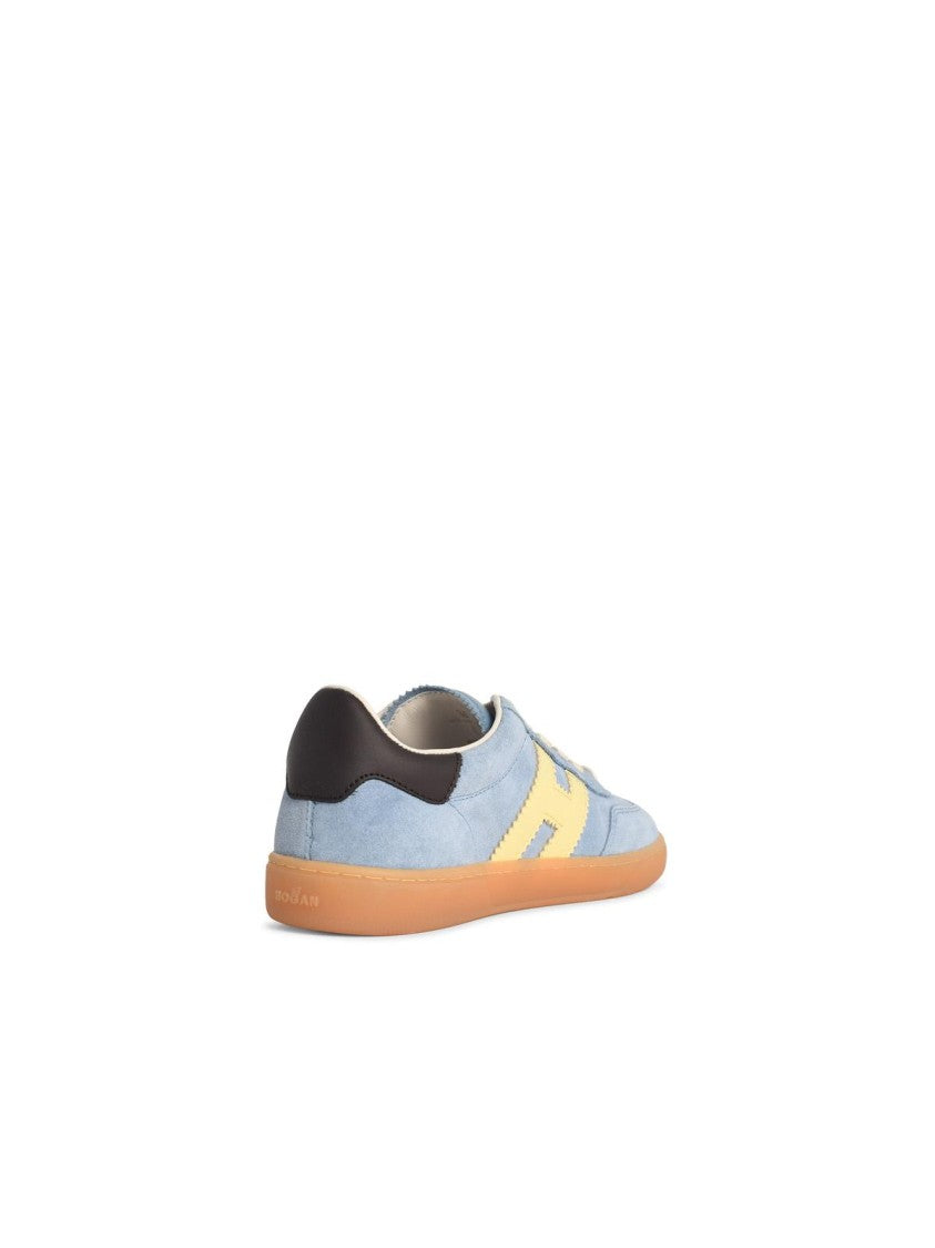 Hogan 'Cool' Light Blue Suede Sneakers