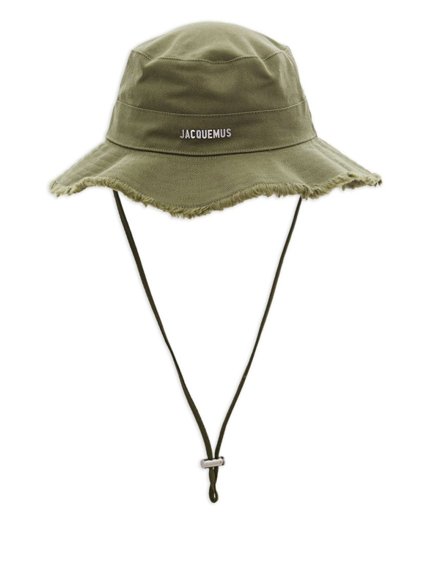 Jacquemus Wide-Brim Hat With Frayed Edge