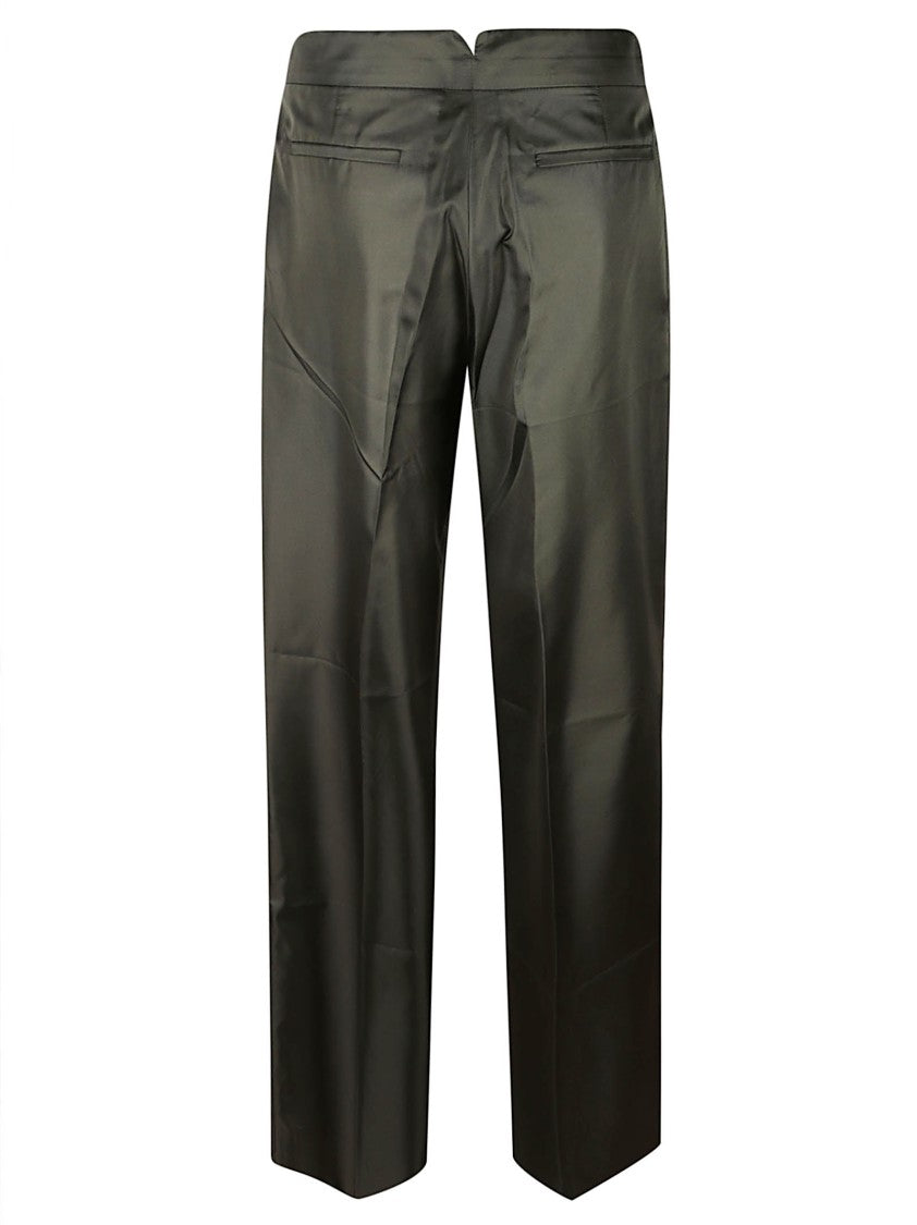 Sa Su Phi High-Waisted Black Trousers With Structured Waistband And Pleated Front