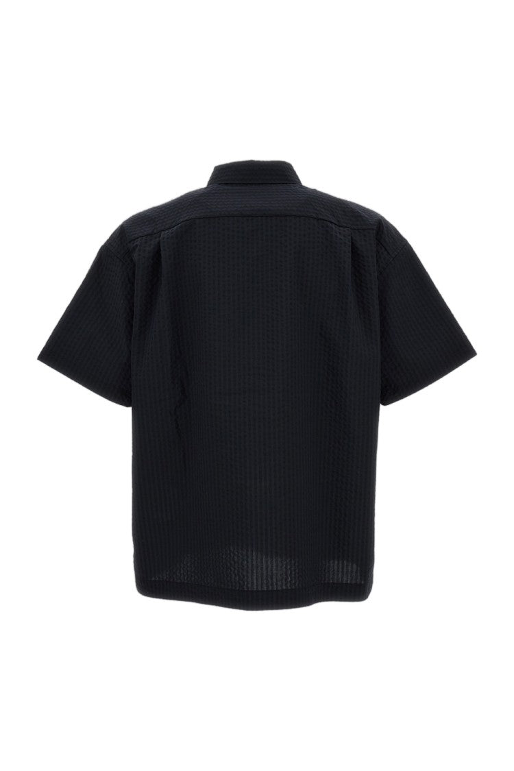 And Wander Blue Dry Soft Seersucker Shirt