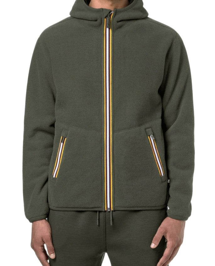 K-Way Reversible Jacket With Smooth Polar And Sherpa Textures