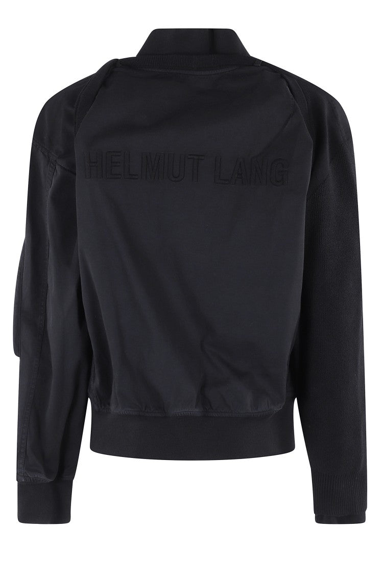 Helmut Lang Cotton Twill Bomber Jacket