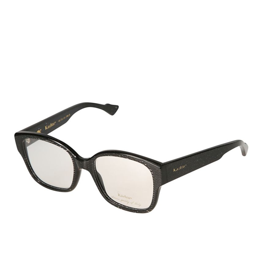 Kador Toska Textured Black Rectangular Frame Eyeglasses