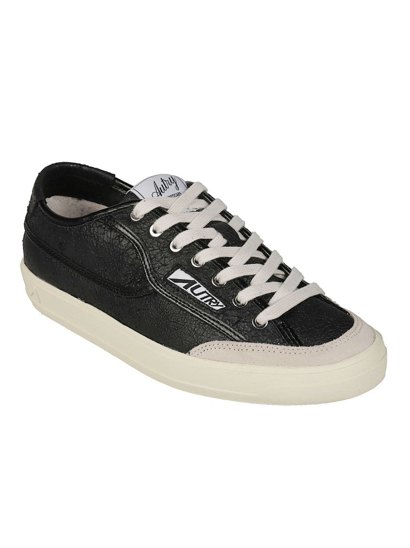 Autry Windscape Low Textured Black Sneakers