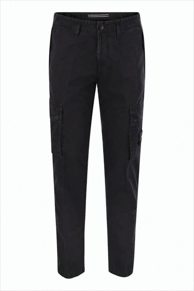 Stone Island Cargo-Inspired Straight Pants With Tailored Silhouette