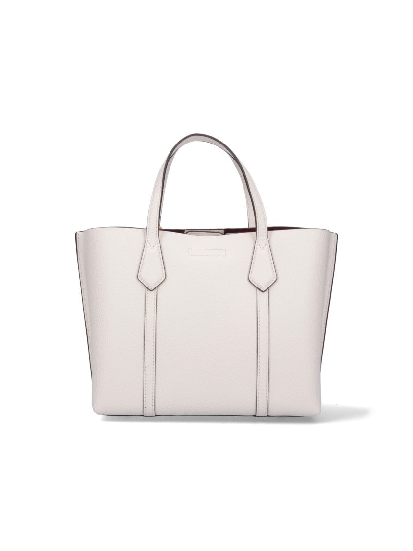 Tory Burch Small 'Perry' Tote Bag – White
