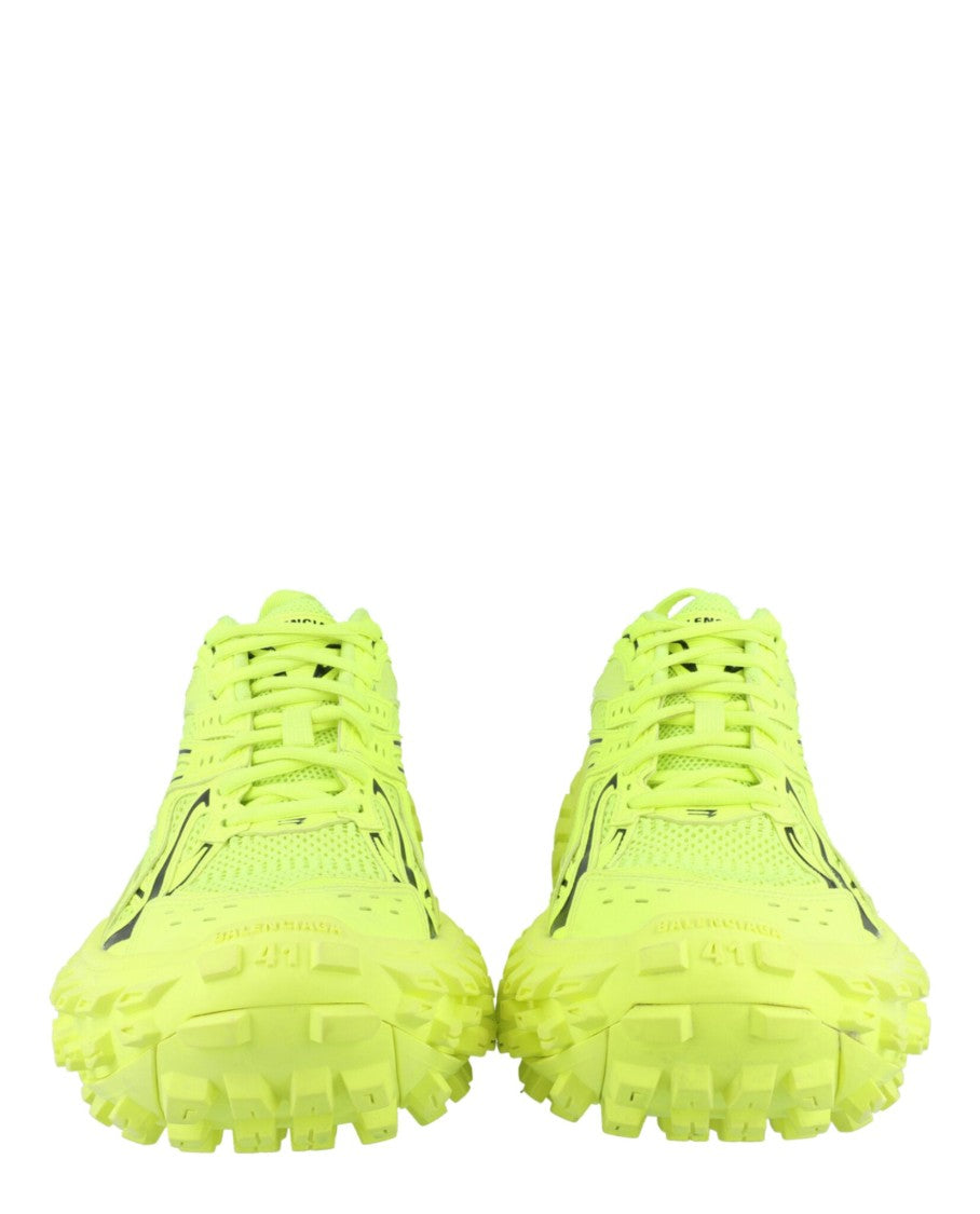 Balenciaga Chunky Low-Top Sneakers With Tire-Tread Outsole And Debossed Logo