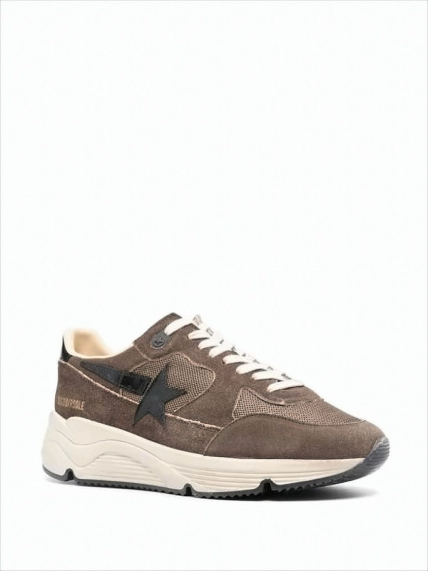 Golden Goose Low-Top Suede And Mesh Sneakers