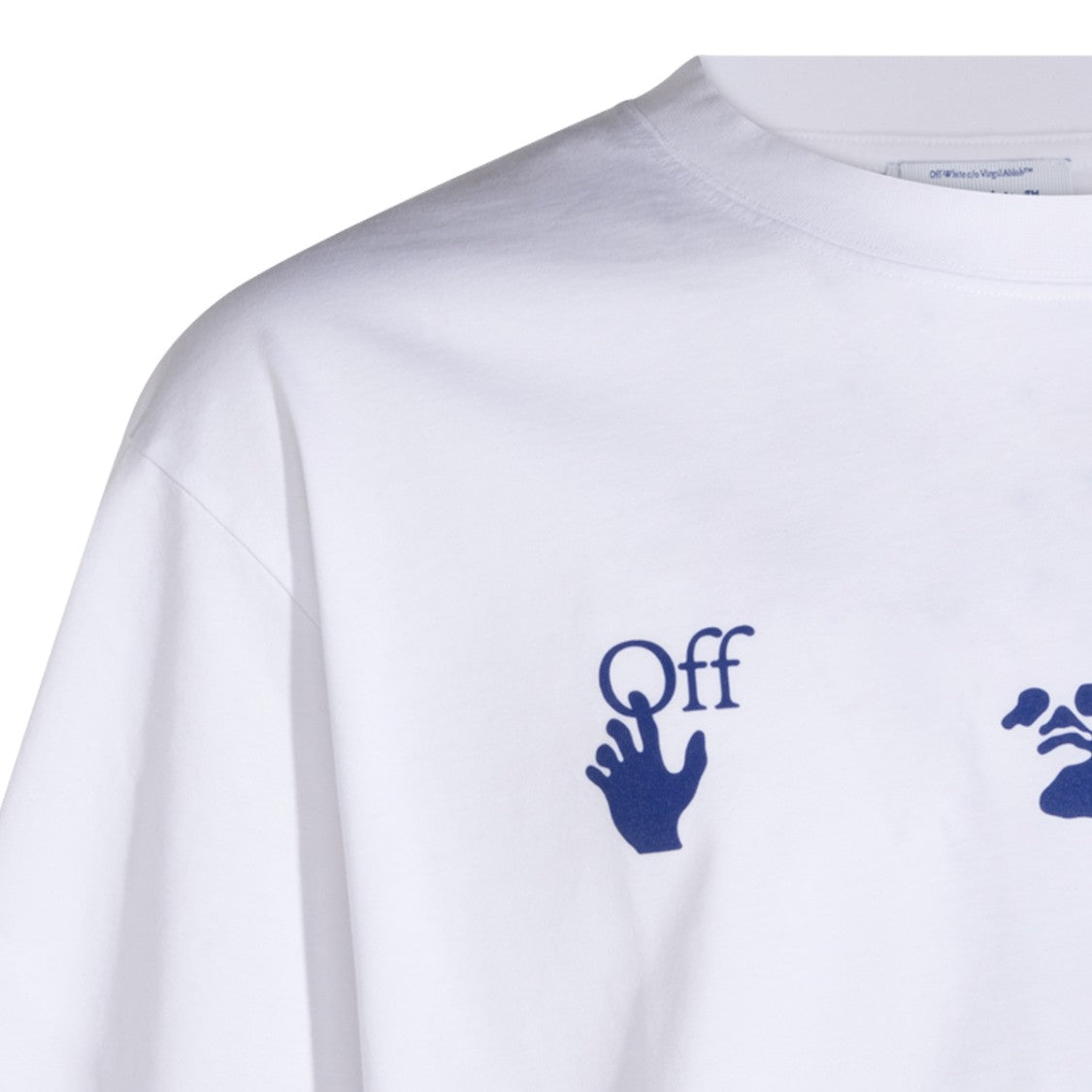 Off-White White Cotton Relaxed-Fit Cloudy Arrow T-Shirt