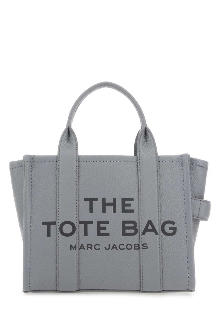 Marc Jacobs Grey Leather Mini The Tote Bag Handbag
