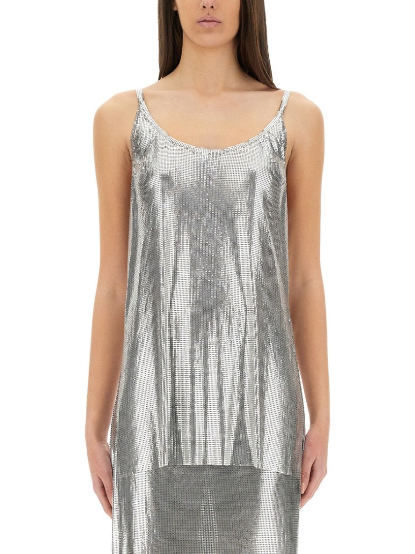 Rabanne Aluminum Knitted Top