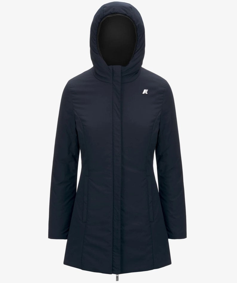 K-Way Reversible Padded Jacket With Adjustable Hood