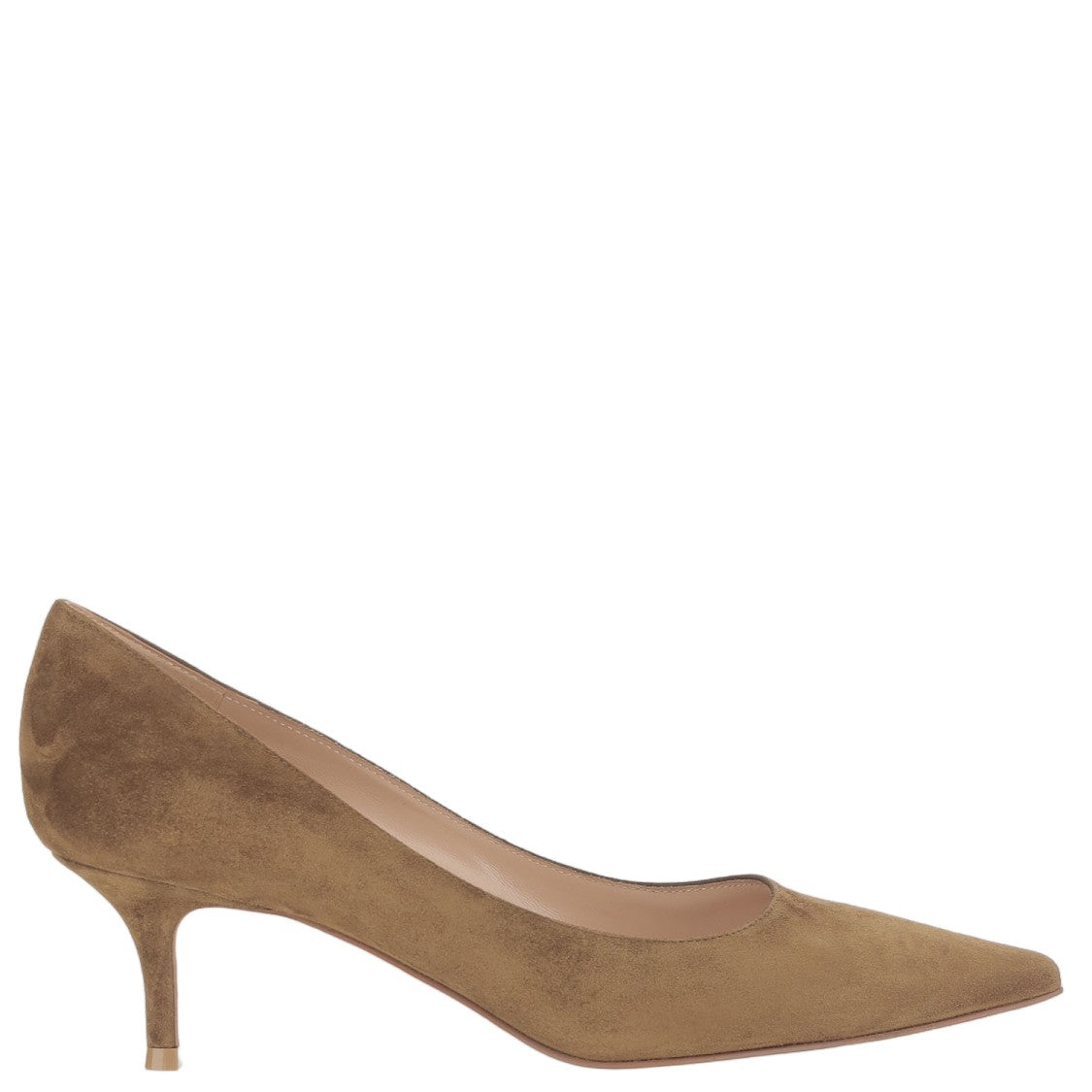 Gianvito Rossi Pointed-Toe Suede Pumps With 5.5 Cm Heel