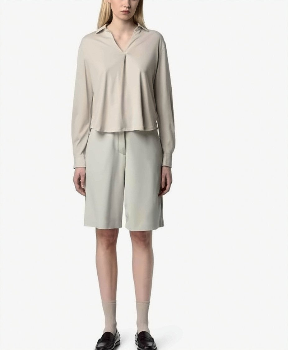 K-Way Grenerie Cotton Silk Blend Jersey Shirt