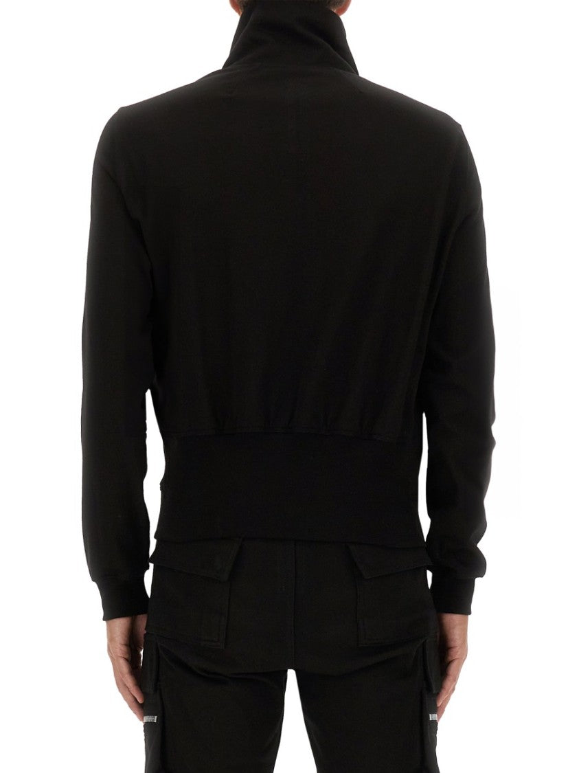 Rick Owens Asymmetrical Zipper Sweatshirt