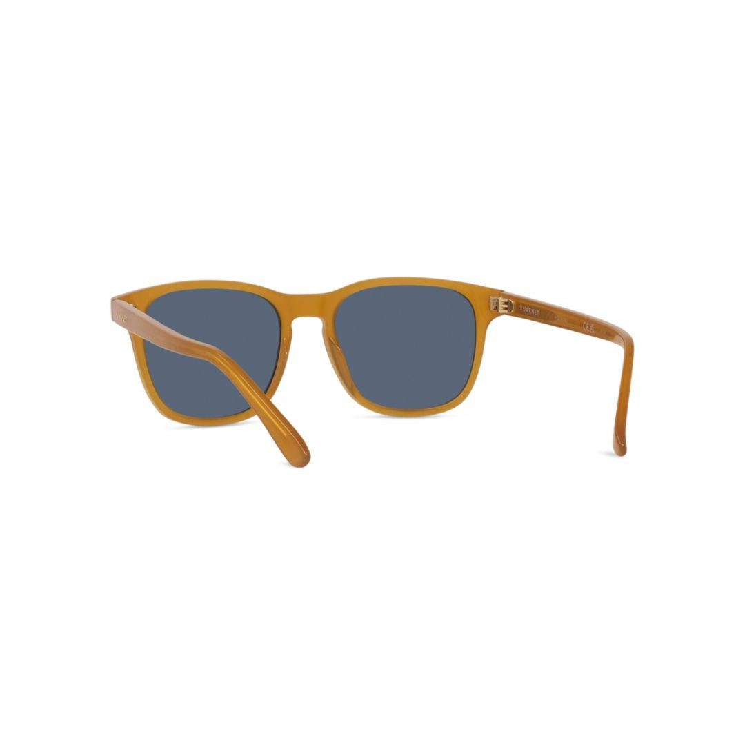 Vuarnet Vu40012i Classic Square Frame Sunglasses In Warm Amber