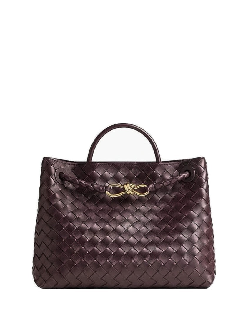 Bottega Veneta Medium Handbag With Woven Lambskin