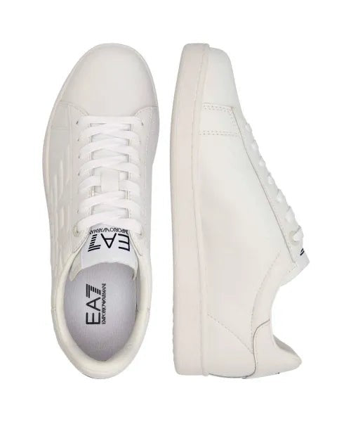 Ea7 Emporio Armani Lace-Up Sneakers With Embossed Logo