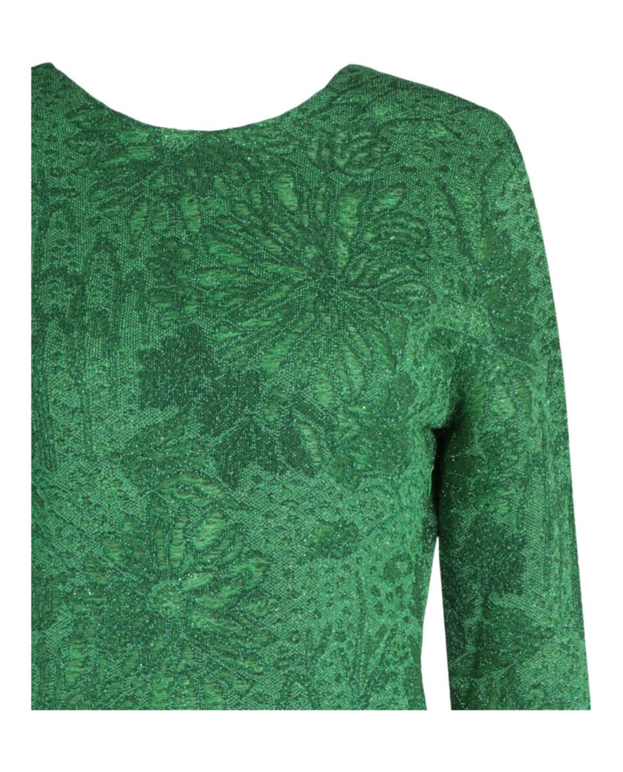 Givenchy Floral-Jacquard Lurex Mini Dress