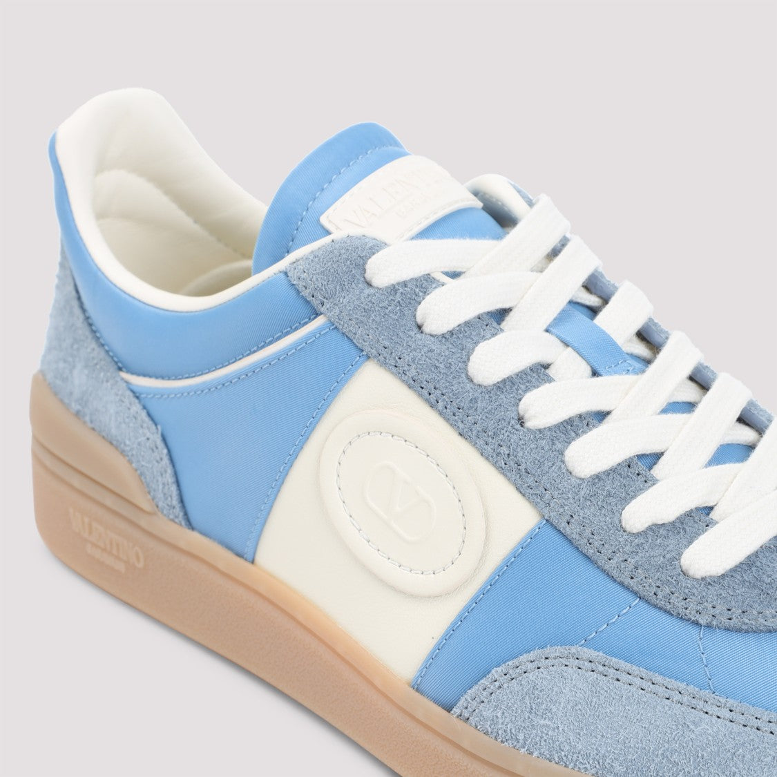 Valentino Garavani Blue Calf Leather Upvillage Sneakers