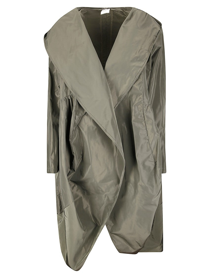 Hira Oversized Green Trench Coat