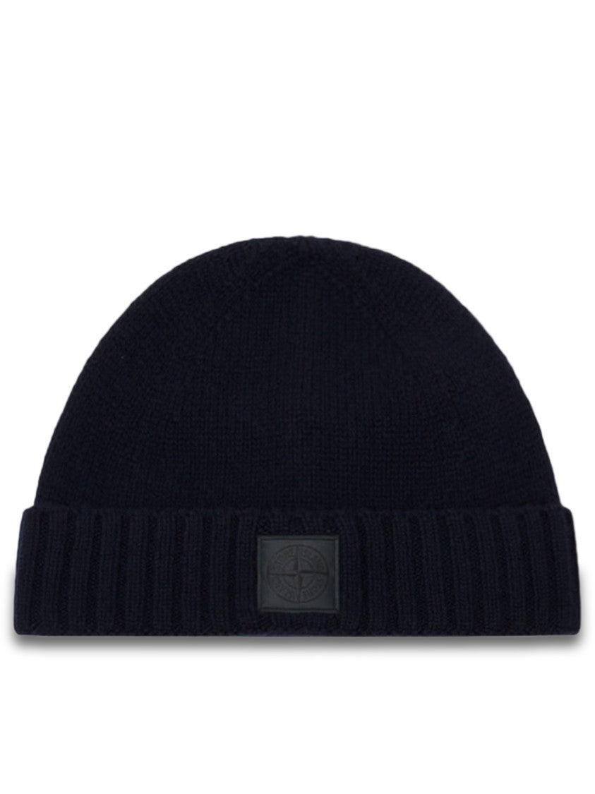 Stone Island Cashmere Hat With Timeless Shape