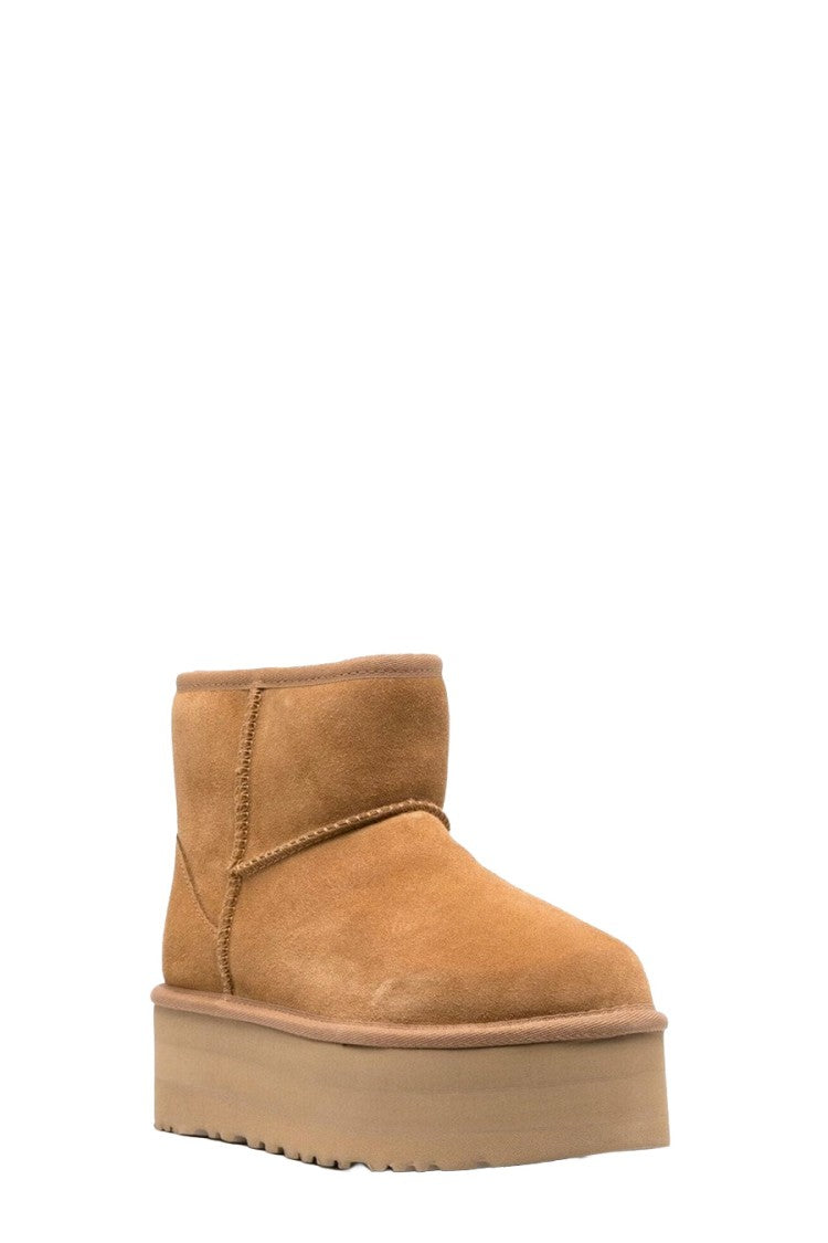 Ugg Beige Suede Pull-Tab Boot