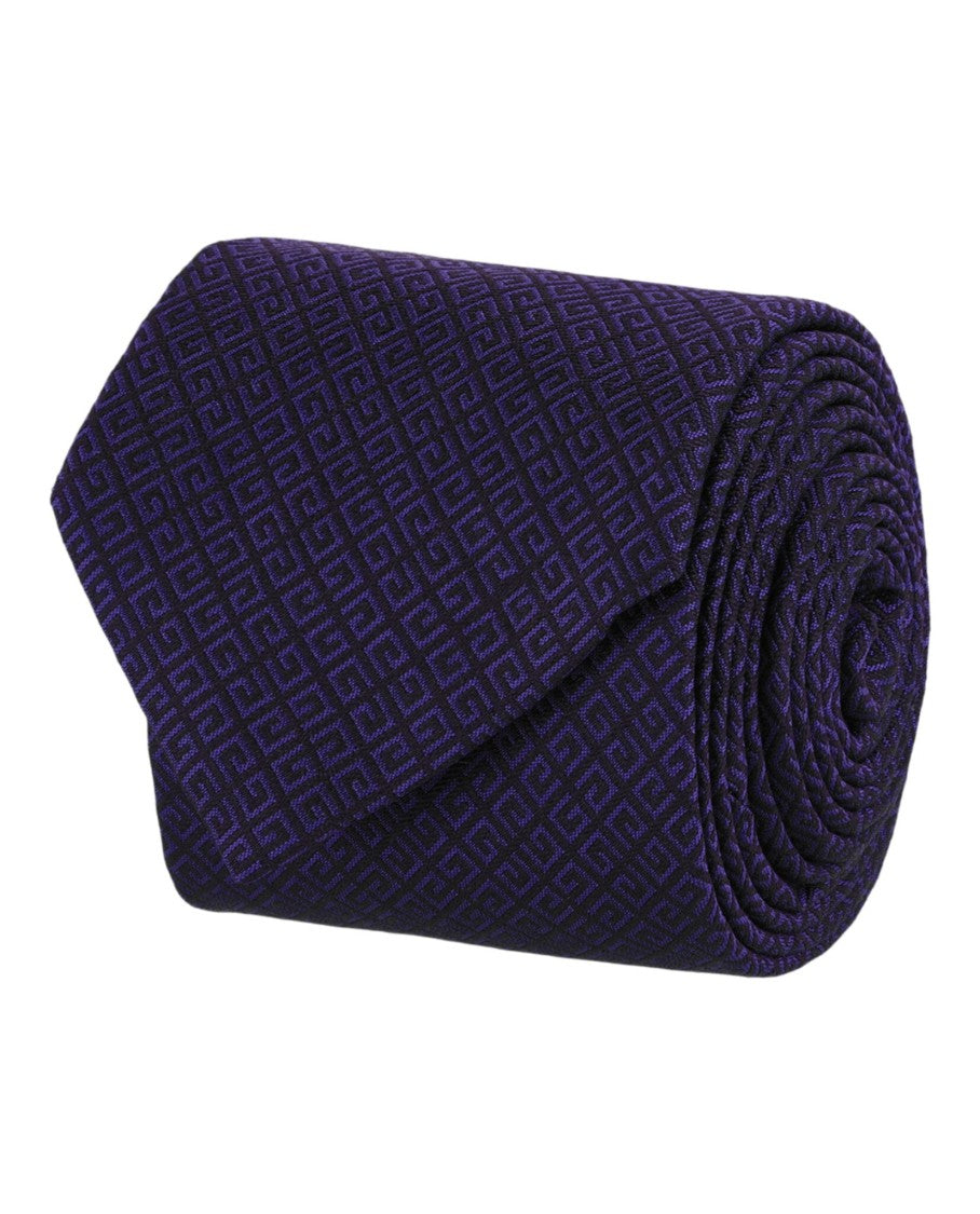 Givenchy 4G Pattern Silk Tie