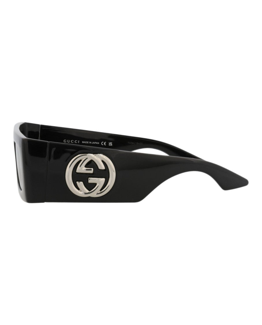 Gucci Shield-Frame Injection Sunglasses