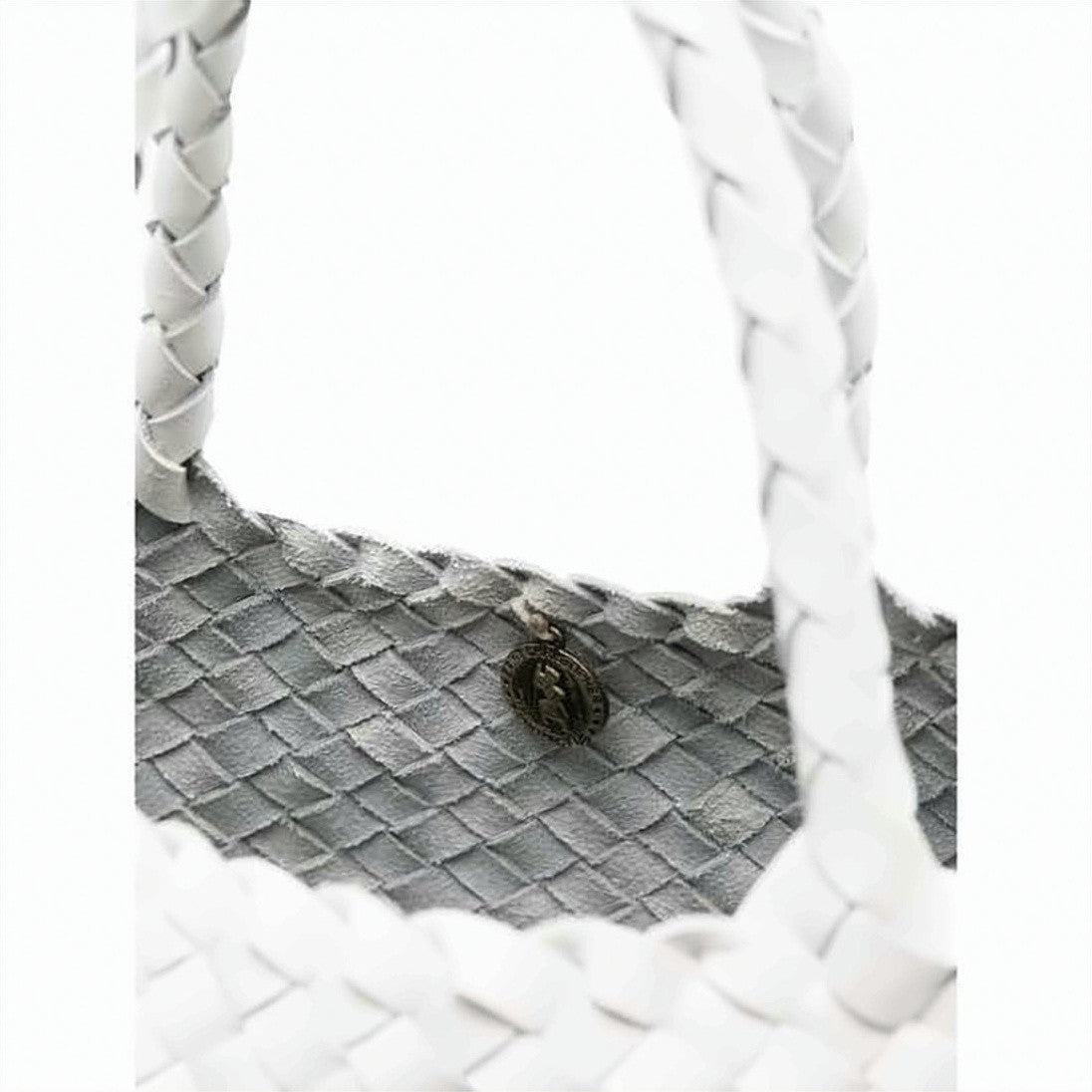 Dragon Diffusion Artisanal Woven Buffalo Leather Tote Bag