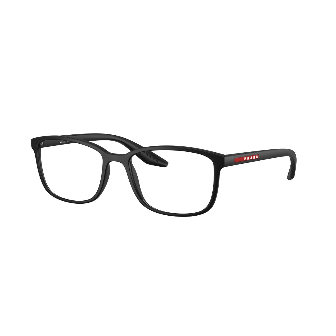 Prada Linea Rossa 0Ps 07Rv Matte Black Rectangular Eyeglasses