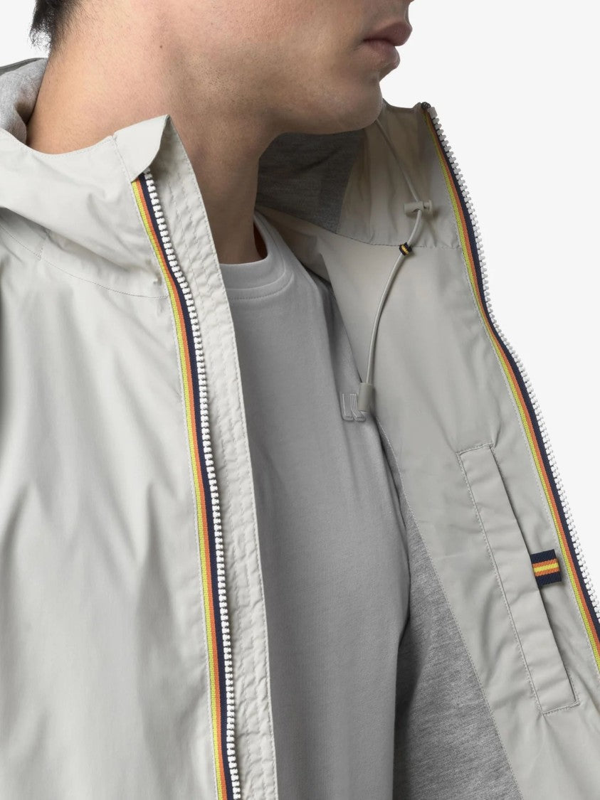 K-Way Smooth Stretch Nylon Hooded Jacket
