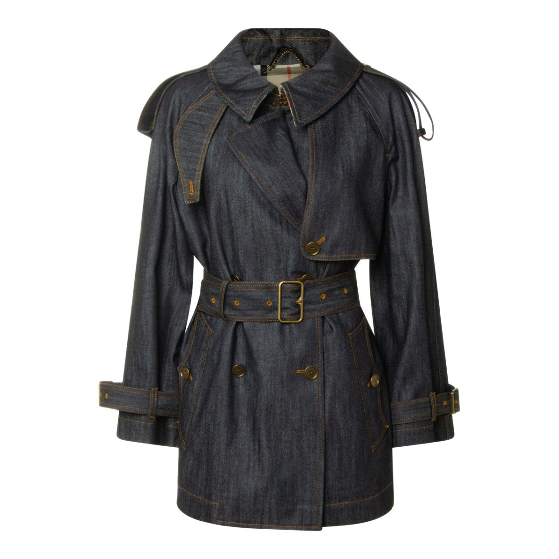 Burberry Dark Cotton Denim Jacket