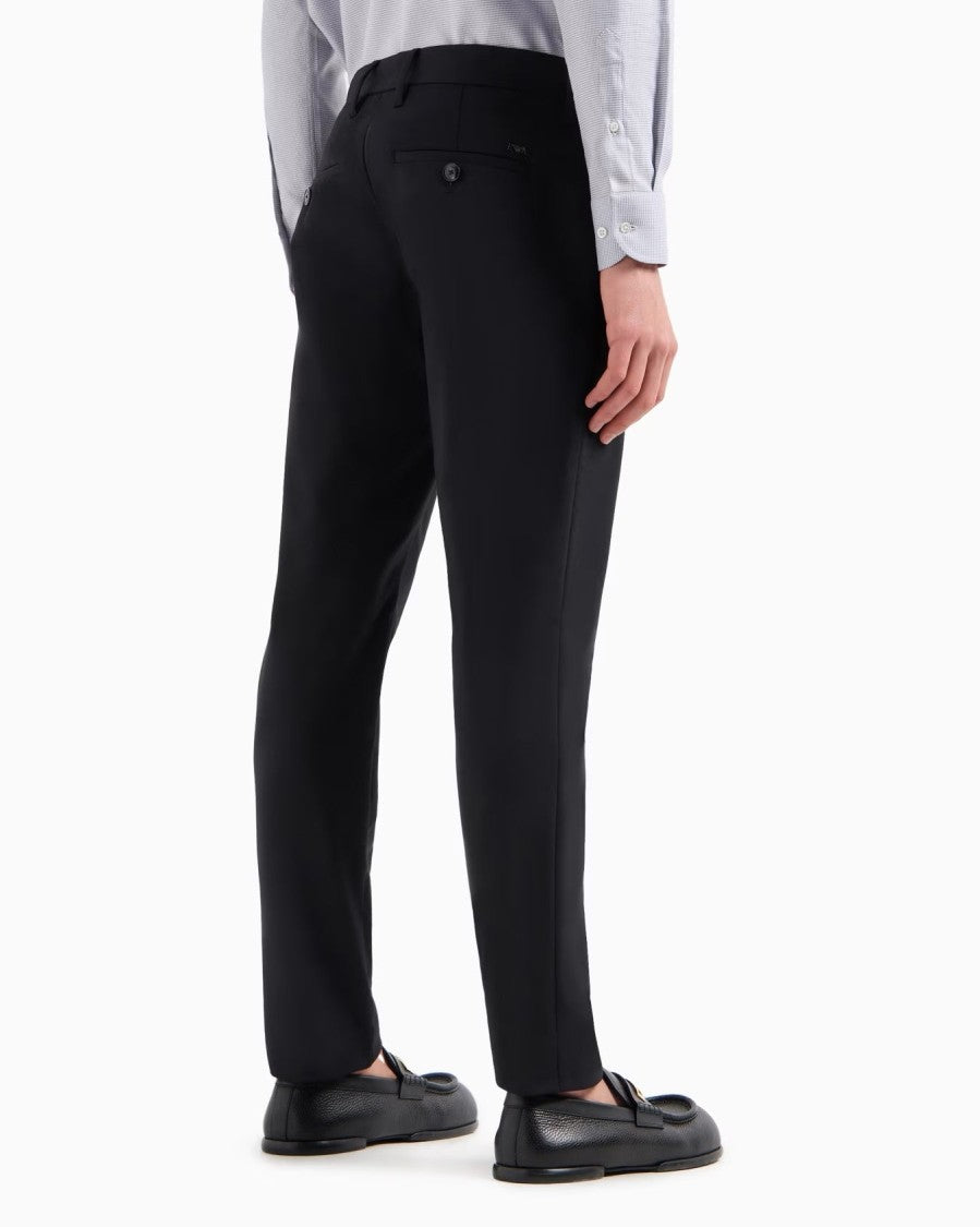 Emporio Armani Tailored Black Trousers
