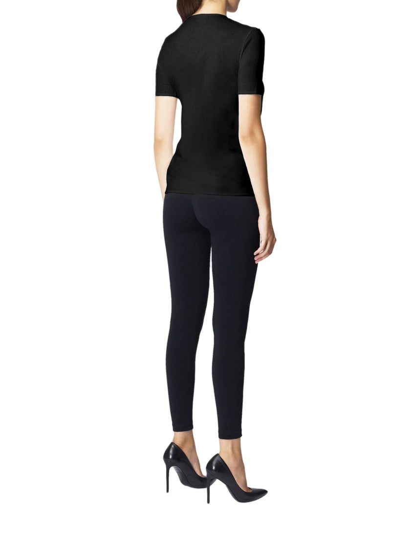 Wolford Pure Top Short-Sleeved Minimalist Cotton Top