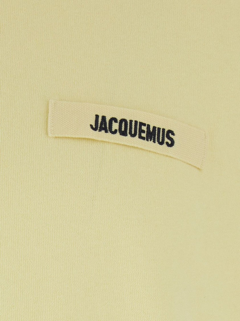 Jacquemus Relaxed Fit Crew Neck T-Shirt With Patch Detail