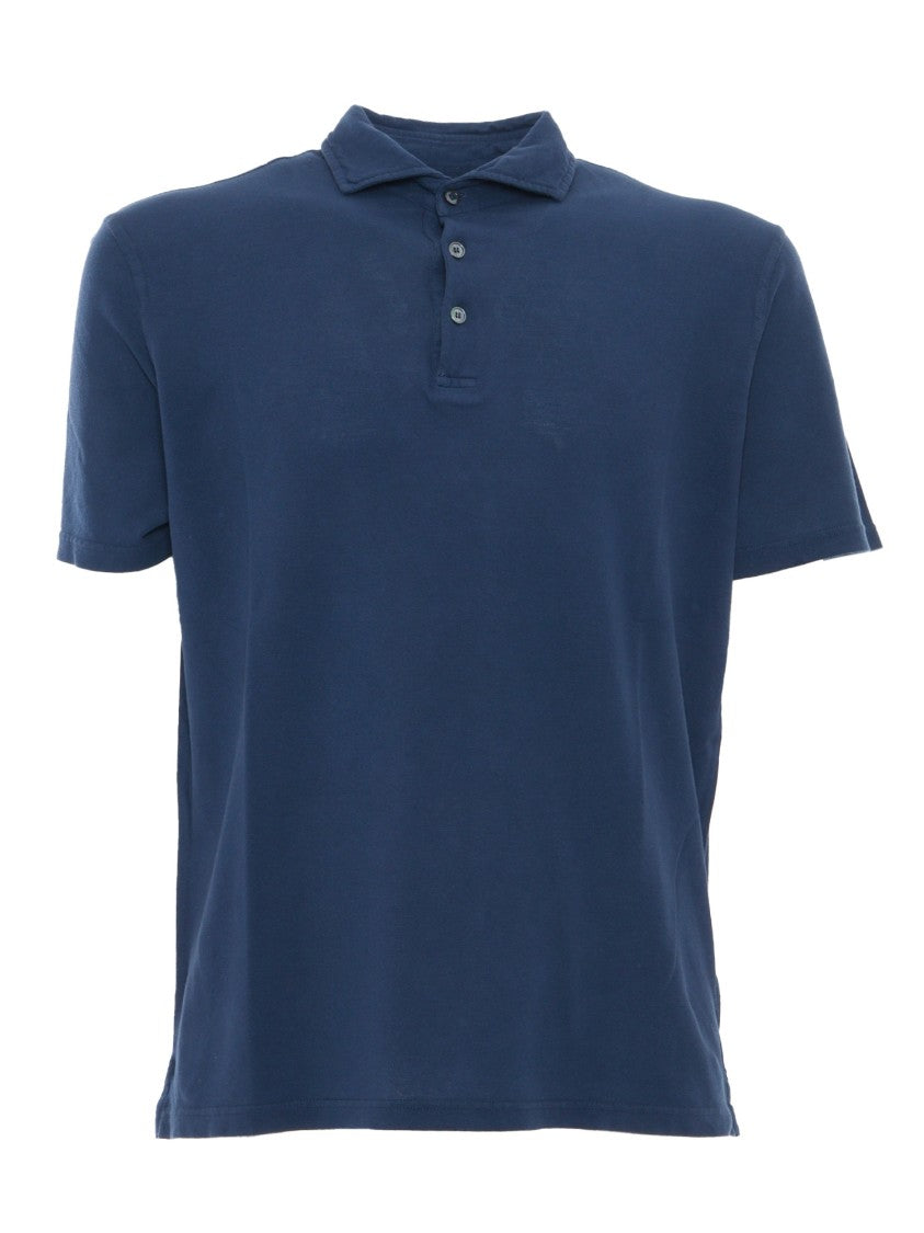 Fedeli Multicolor Short-Sleeved Polo With Classic Collar