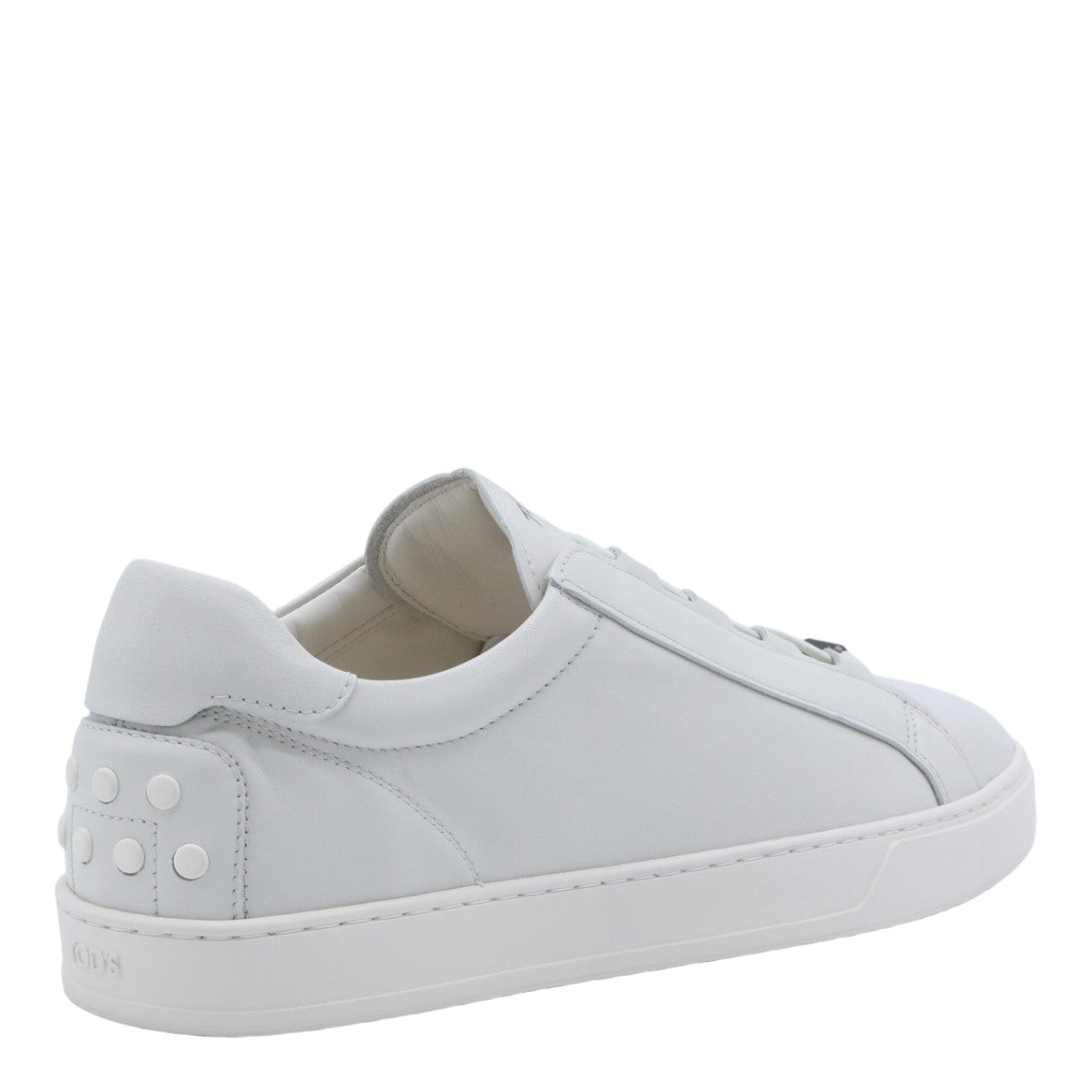 Tod's Leather Sneakers With Unique Lacing System