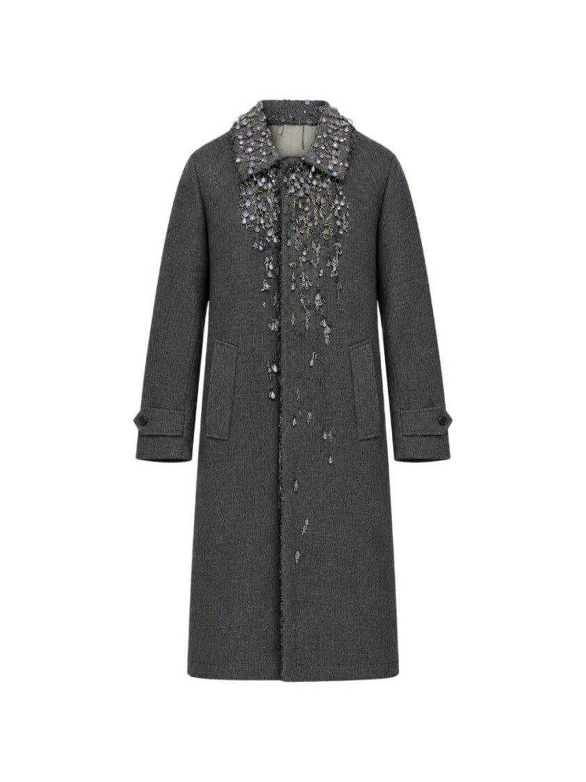 Prada Intricately Embellished Straight Silhouette Jacket
