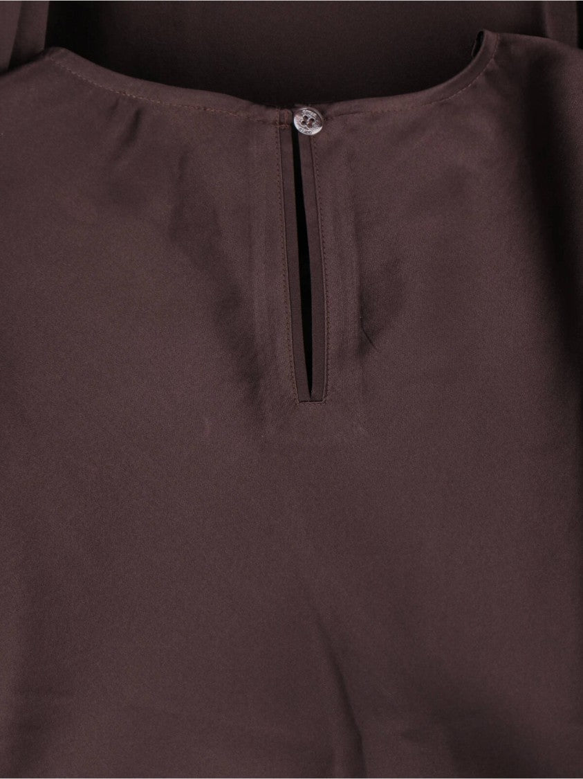 Staud Phare Midi Dress – Brown