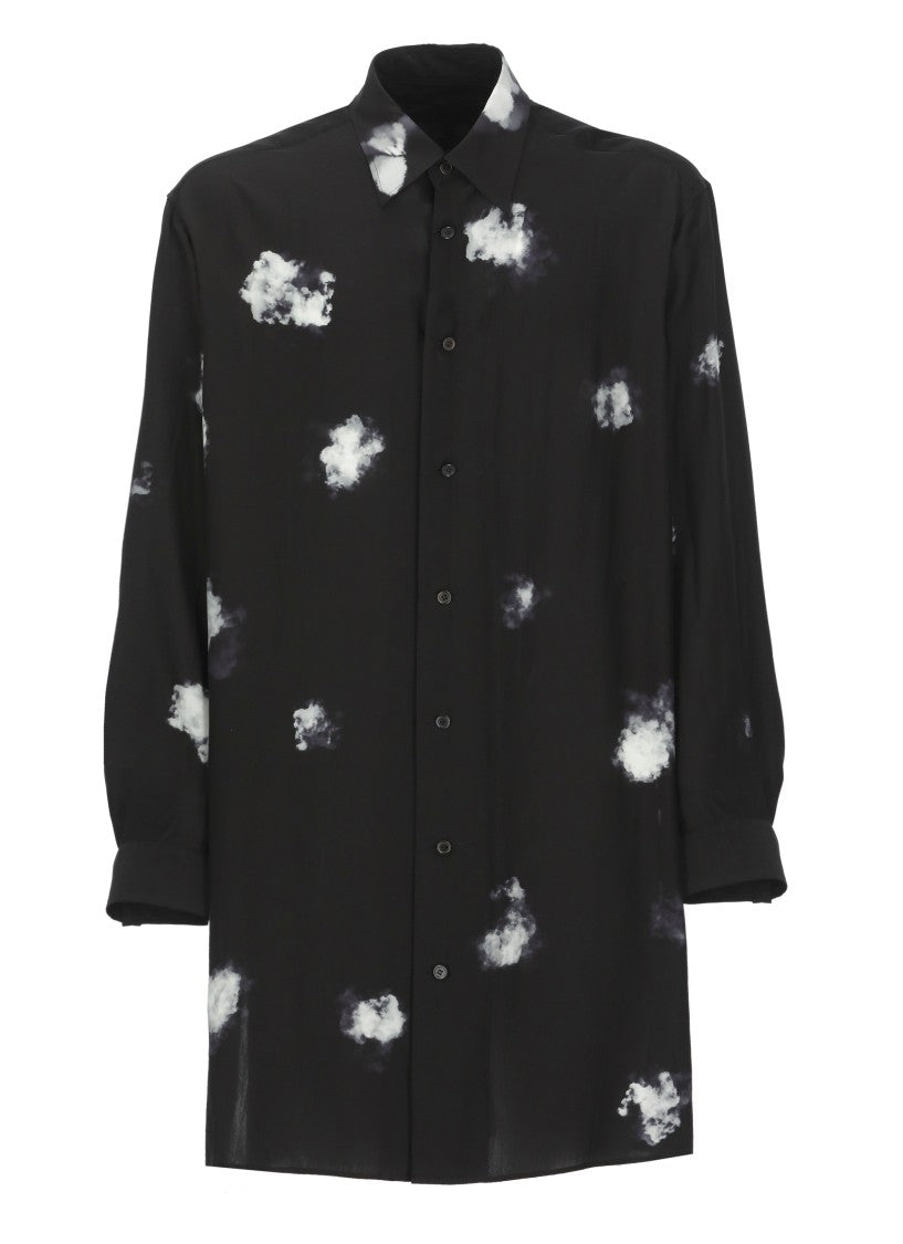 Yohji Yamamoto Black Silk Shirt