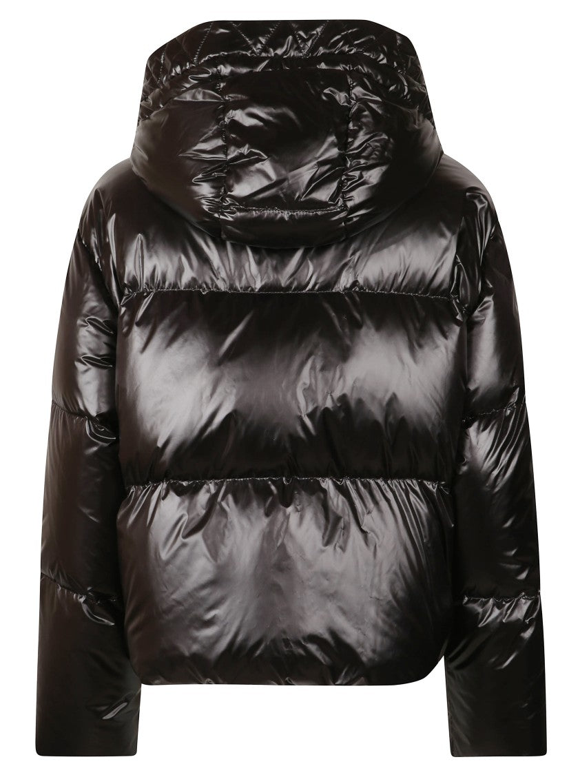 Fay Tailored Long Black Coat With Clean Lines